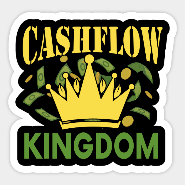 Cashflow Kingdom Sticker by Cashflow-Fashion 